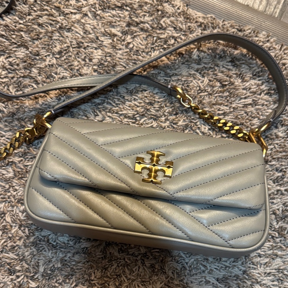 SMALL KIRA CHEVRON SHOULDER BAG